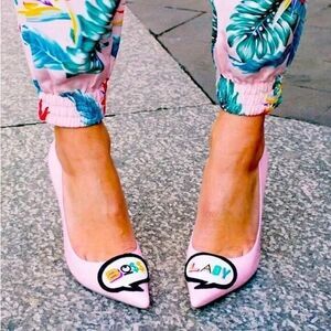 Sophia Webster Boss Lady Pink Heels 39.5
